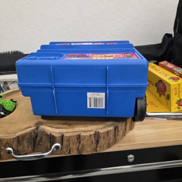 Hot Wheels Vintage 1997 100 Car Rolling Carrying Case W/Extended Handle No Cars - Picture 8 of 12